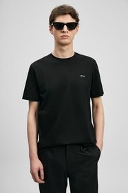 Resim Lufian Erkek Bran Modern Grafik T-Shirt 111020321 Siyah 