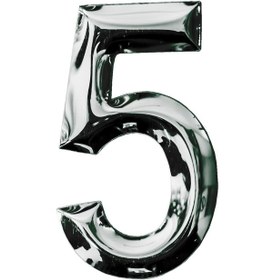 Resim Posta Kutusu Yapışkanlı Rakam Metal Kapı Numarası No:5 