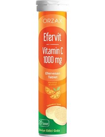 Resim Orzax Efervit Vitamin C 1000mg 20 Tablet 
