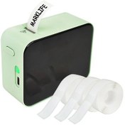 Resim Willowhaven Marklife P15 Gelişmiş Mini Etiket Yapıcı Makinesi, Yeşil Yazıcı Ve 12x30mm Şerit Yeşil 