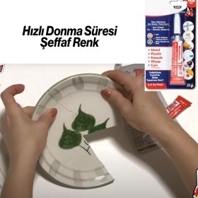Resim Çok Amaçlı Hızlı Kuruyan Yapıştırıcı Şeffaf Renk 90 Saniye Tamir Et Çabuk Donar Japon Yapıştırıcısı 