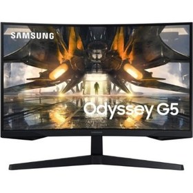 Resim Samsung Odyssey G5 LS27AG550EUXUF 27" 1 ms 2K Curved 165 Hz Oyuncu Monitörü Teşhir 