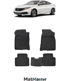 Resim MatMaster Honda Civic FC5 2019 Model 5D Ekstra Havuzlu Paspas 