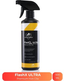 Resim Kraftech FlashX ULTRA - Premium Oto Araba Hızlı Cila 500 ML 