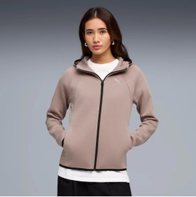 Resim Puma Evostrıpe Full-Zip Hoodie Dk 691898 Eşofman Üstü Kadın Ceket PUDRA 