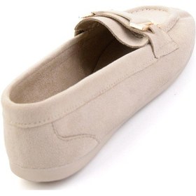 Resim Bej Kadın Loafer Ayakkabı K01542380772 