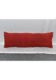 Resim Zehra Abla Halı Yeni El Dokuma Dekoratif Lumbar Kilim Kırlent Yastık Kılıfı 6690 Çok Renkli 