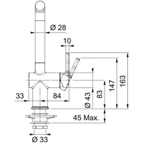 Resim Franke Urban Doccia Stone Grey Mutfak Bataryası 115.0595.089 