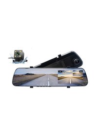 Resim Carub Kamera +ayna Çift Kamera Dvr Tft Geniş 10 Mt 