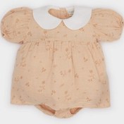 Resim DeFacto Kız Bebek Yenidoğan Çiçek Desenli Müslin Tulum C5091A525SMBG392 