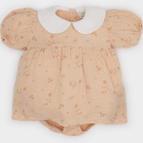 Resim DeFacto Kız Bebek Yenidoğan Çiçek Desenli Müslin Tulum C5091A525SMBG392 