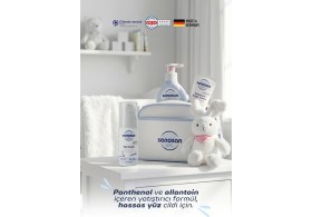 Resim Sanosan Bebek Panthenol Yüz Kremi 50 ml - Parfümsüz Panthenol ve Allantoin Içeren 24 Saat Nem Destekli Hassas Cilt Bakım Kremi 