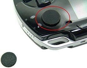 Resim Sony PSP1000 PSP 1000 Denetleyici için 2 ADET Analog Joystick Sopa Düğme Kapak (Siyah) 