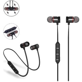 Resim Kulakiçi Kulaklık Bluetooth Şarjlı Mıknatıslı Wıreless 