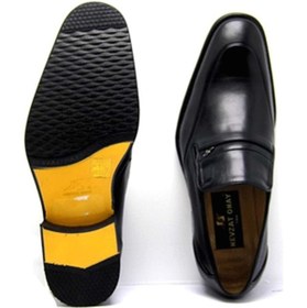 Resim Kids Club Shoes Nevzat Onay 4150-154 Tb Erkek Klasik Kösele Ayakkabı SİYAH-CİLT 