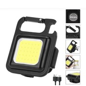 Resim BEYZANA Mini Led Anahtarlık El Feneri Flash Mıknatıslı Su Geçirmez Şişe Açacaklı 