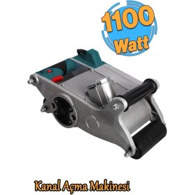 Resim Duvar Kanal Oluk Açma Makinası 1100 W Su Elektrik Tesisat Yolu Yuvası PR1245WK 