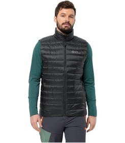 Resim Jack Wolfskin Pilvi Down Erkek Outdoor Yelek Siyah 