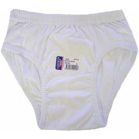 Resim Seher 12 Li Paket Sedef Yıldız Erkek Çocuk Külot Slip Pamuklu Beyaz 