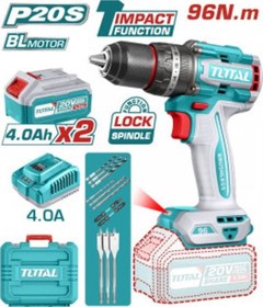 Resim Total TIDLI20968E Li-Ion Akülü Darbeli Matkap 