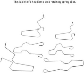 Resim Akozon Ampul Tutma Yayı Kelepçesi, 6 Adet Far Far Dip Kısa Far Kafa Lambası Ampul Tutma Yayı Klip Kelepçesi H1 H4 H7 