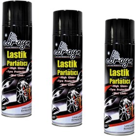 Resim midline Premium Lastik Parlatıcı Tampon Parlatıcı Koruyucu Ebrayn Aerosol Sprey 500 ml 3 adt midline 