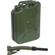 Resim Ennalbur KNC 20 Litre Metal Benzin Bidonu Hortum Dahil 