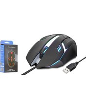 Resim Hadron HDX3257 1600dpi Ledli 1.40mt USB Kablolu Oyuncu Mouse - Siyah 