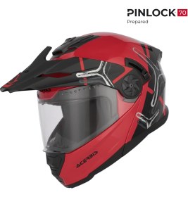 Resim Acerbis Rıder Garphıc 22-06 Kask Siyah Kırmızı 