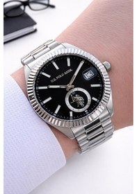 Resim U.s.polo Assn Çelik Kasa Ve Kordon 2 Yıl Garantili 3 Atm Suya Dayanıklı Erkek Kol Saati E.pa1148-03 Gümüş 