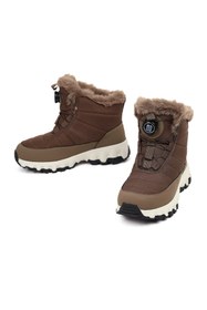 Resim Derimod Dry Kadın Vizon Bağcıklı Kalın Tabanlı Waterproof Outdoor Bot - Vizon / 37 