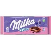 Resim Milka Oreo Sandwich Çilekli Çikolata 92 G 