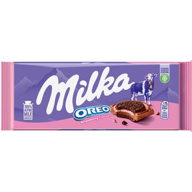 Resim Milka Oreo Sandwich Çilekli Çikolata 92 G 