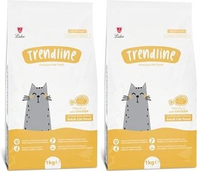 Resim Trendline Tavuklu Kedi Maması 1 kg (2 paketi) 