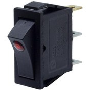 Resim Powermaster Işıklı Tekli Mercekli Anahtar 