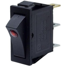 Resim Powermaster Işıklı Tekli Mercekli Anahtar 