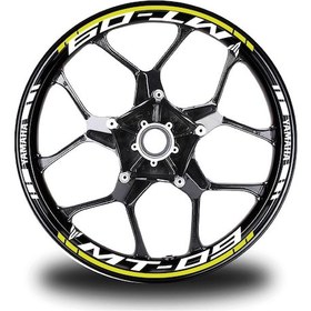 Resim Neon Sarıyamaha Mt 09 Takım Jant Sticker Etiket 