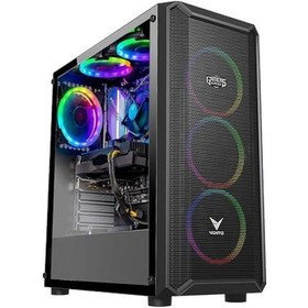 Resim Gamers Arena Vento VG16AL Mesh 4x120 MM RGB Fan E-ATX Gamıng Kasa 