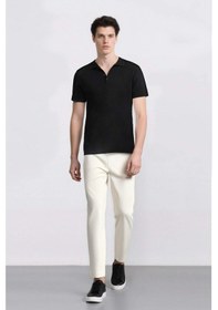 Resim DeFacto Bol Rahat Kesim Wide Leg Üç Cepli Geniş Paça Pamuklu Yazlık Pantolon F0606AX25SPER83 