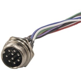 Resim Gx-16 9-Pin Kablolu Mike Konnektör - Erkek 