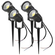 Resim Neevoyu 12v Cob Led Bahçe Işıkları 4'lü Paket - 5w 500lm Ip65 Su Geçirmez Beyaz Aydınlatma 