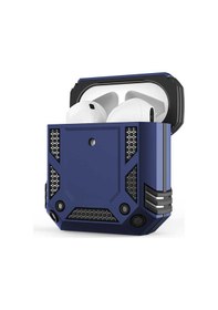 Resim Ekılıf - Apple Uyumlu AirPods 1.nesil - Kılıf Darbelere Karşı Dayanıklı Koruyucu Silikon Kılıf Airbag 15 - Siyah 