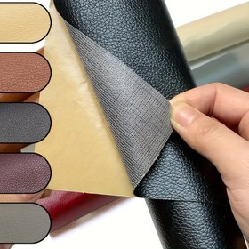 Resim Tek rulo büyük suni deri tamir yardımı, kanepe sandalyesi, yatak odası başucu ve komodin, araba ve motosiklet koltuğu yenileme ve tamir yardımları için geçerlidir 