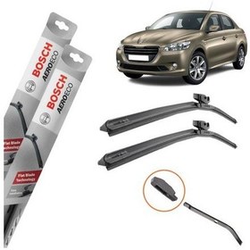Resim Peugeot 301 Muz Silecek Takımı Ön Bosch Aeroeco 2013-2020 
