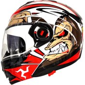 Resim SUPORTE Free-m 961 Çeneden Açılır Kask Güneş Vizörlü (monkey) 