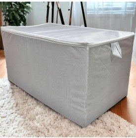 Resim Hurç Melanj, Astarlı, Tekli, Açık Gri, Büyük Boy 50x50x100 Gri 