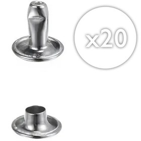 Resim hapshoe Dayanıklı Nikel Bot Kancası ve 33 No Rivet Seti 