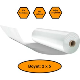 Resim NetBazaars 160 micron NAYLON ÖRTÜ, ŞEFFAF SU GEÇİRMEZ NAYLON, 2X5 metre 