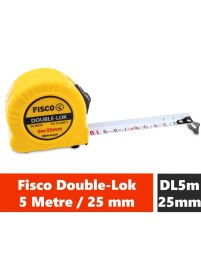 Resim Fisco Double-Lok | 5 Metre / 25 mm Çelik Şerit Metre | DL5M/25MM 