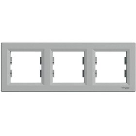 Resim Schneider Schneider Eph5800361 Asfora 3'lü Yatay Çerçeve Alüminyum 